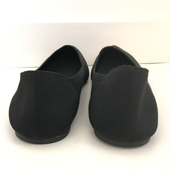 MIA Kerrie Point Toe Knit Flats Black Women’s Size 11 - Picture 12 of 16